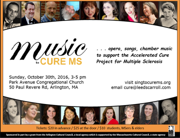 2016 concert flyer