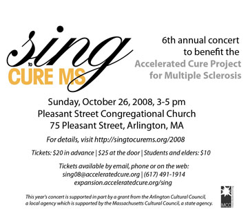 Sing to Cure MS ad