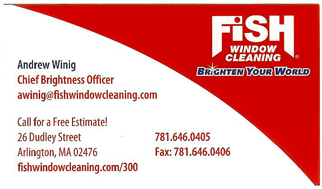 Fish window cleaning